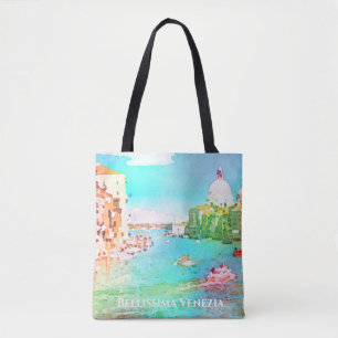 ** Bellissima Italian Language Venice Venezia Tote Bag