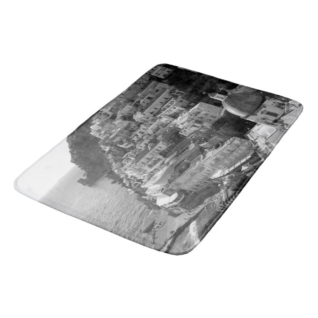 Bellissima Positano 2 - BW Bath Mat (Angled)