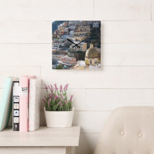 Bellissima Positano 2 Square Wall Clock