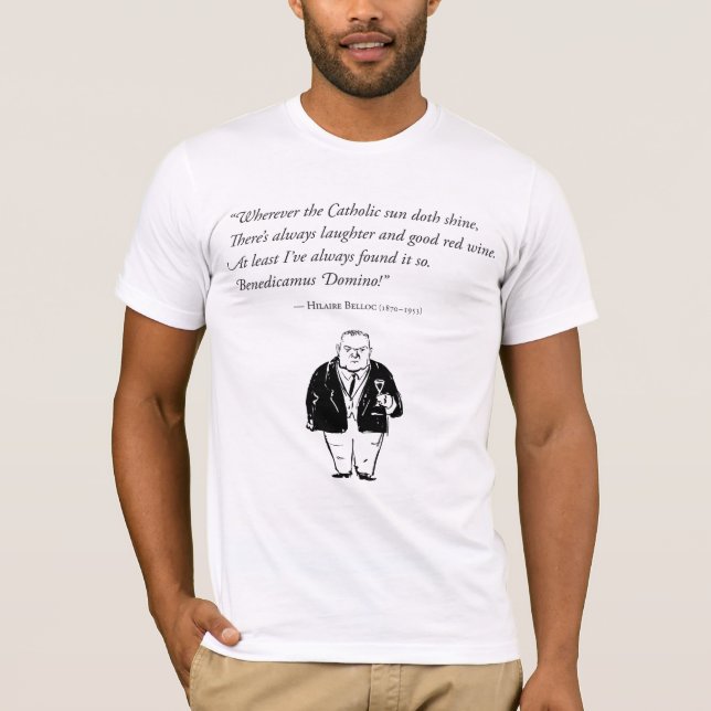 Belloc on Wine (front) T-Shirt (Front)