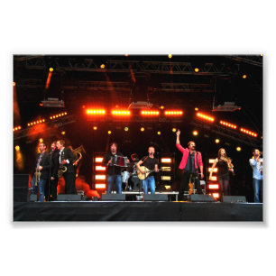 Bellowhead Folk Band Performing In Concert Photo Print