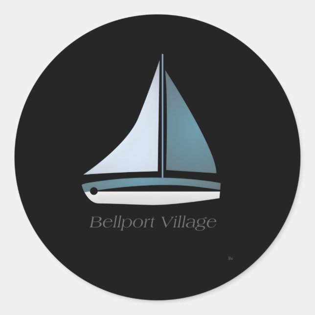 Bellport Village Classic Round Sticker (Front)