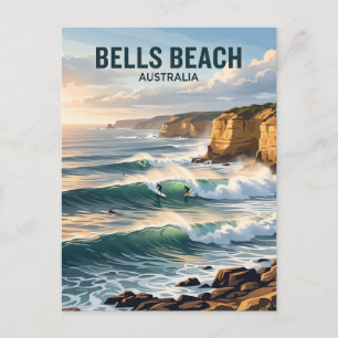 Bells Beach Australia Postcard