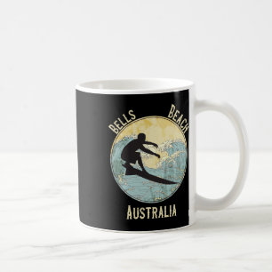 Bells Beach Australia Surfing Distressed Coffee Mug