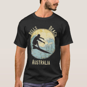 Bells Beach Australia Surfing Distressed T-Shirt