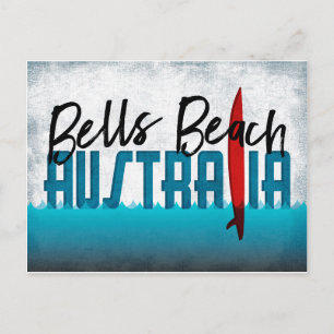Bells Beach  Postcard Australia Surfboard