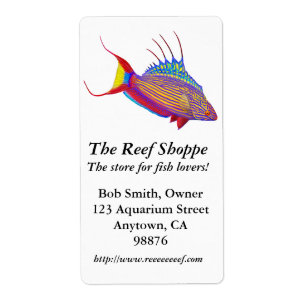 Bells Flasher Wrasse Customisable Label