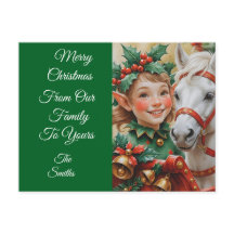 Bells Holly and Horse Christmas Elf