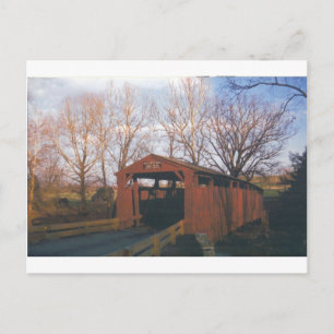 Bells Mills Covered Bridge Postcard