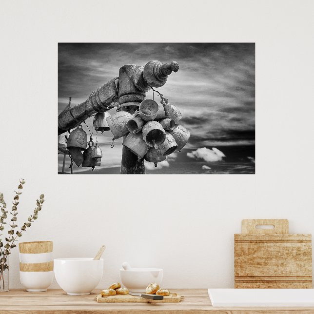 Bells of Buddhist temple Poster (Kitchen)