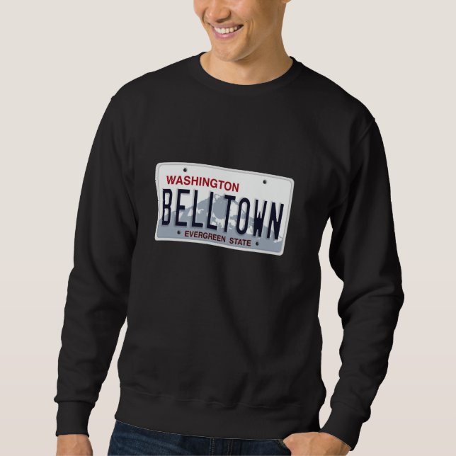 Belltown Seattle Washington State Hometown Neighbo Sweatshirt (Front)