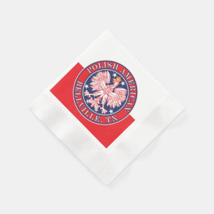 Bellville Texas Polish American Eagle Napkin