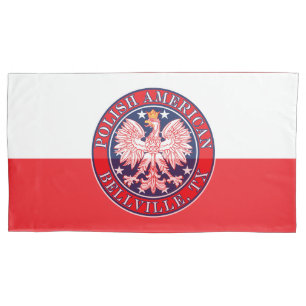Bellville Texas Polish American Eagle Pillowcase