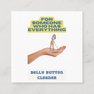 Belly button cleaner, joke present, gift for him,  loyalty card