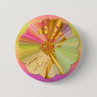 Belly Dance 6 Cm Round Badge