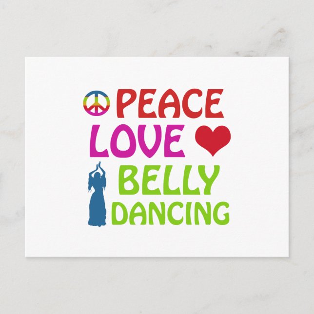 Belly Dance designs Postcard (Front)