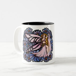 Belly Dance Fairy Art Belly Dancing Fairies        Two-Tone Coffee Mug