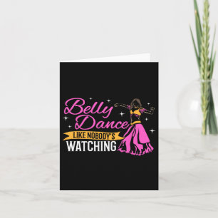 Belly Dance Professional Hip Belly Dancer Pro Bell Card