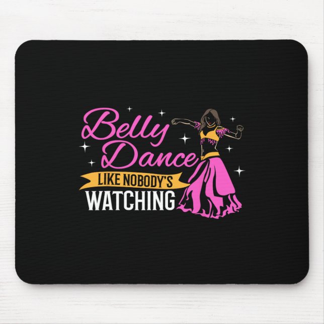 Belly Dance Professional Hip Belly Dancer Pro Bell Mouse Mat (Front)