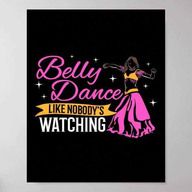 Belly Dance Professional Hip Belly Dancer Pro Bell Poster (Front)