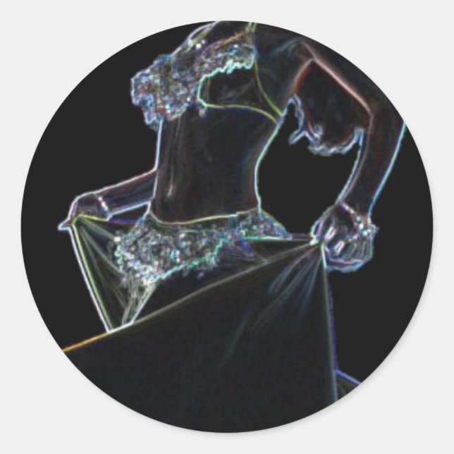 belly dance stickers (Front)