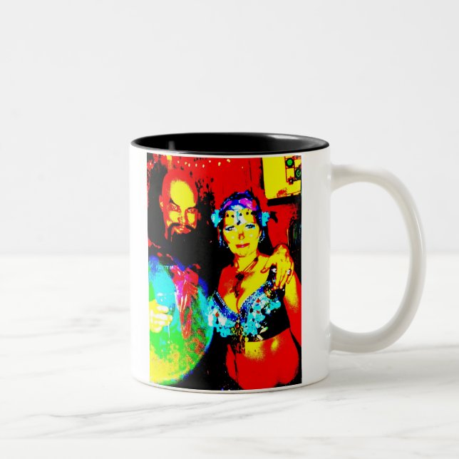 Belly Dancer and Ming Two-Tone Coffee Mug (Right)
