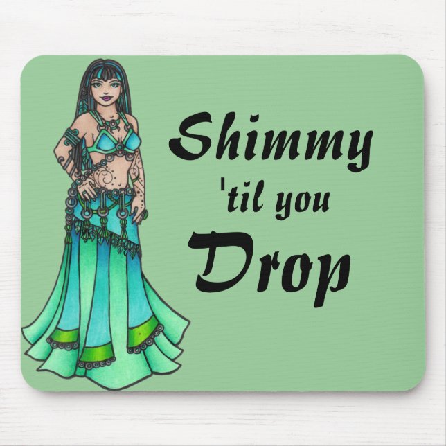 Belly Dancer art Mouse Mat (Front)