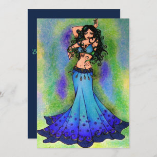 Belly Dancer Birthday Cards