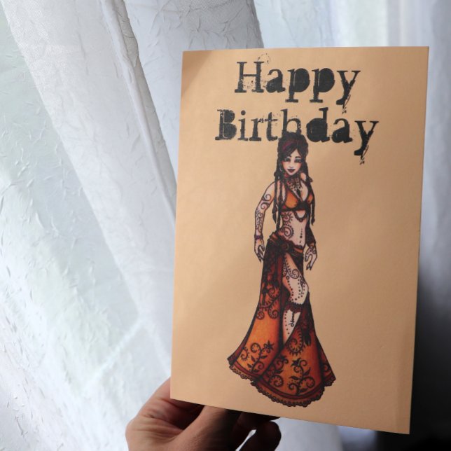 Belly Dancer Birthday Cards (Creator Uploaded)