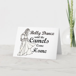 Belly dancer card