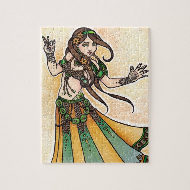 Belly Dancer Goddess Jigsaw Puzzle (Vertical)