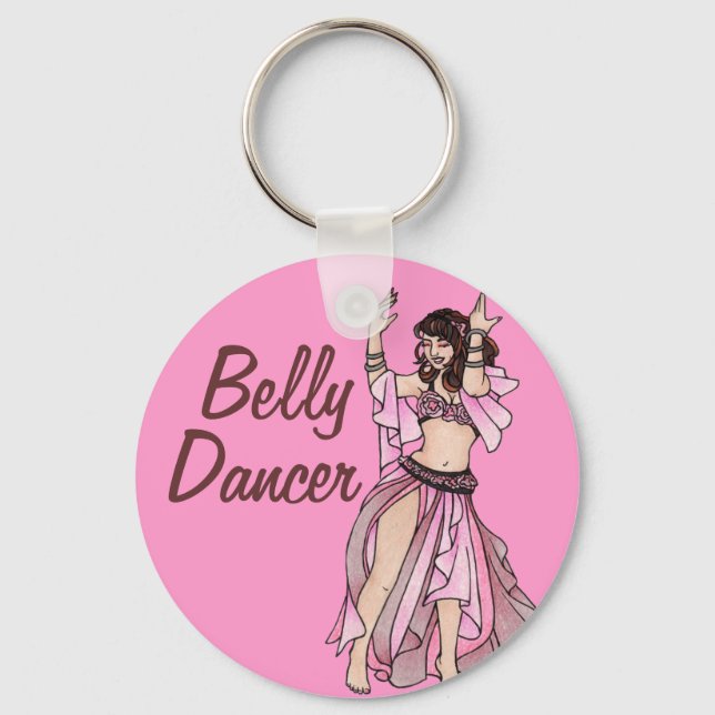 Belly Dancer Habibi Key Ring (Front)