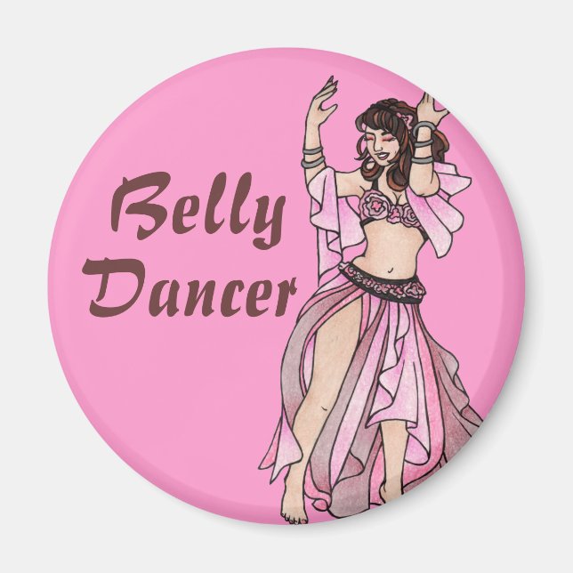 Belly Dancer Habibi Magnet (Front)