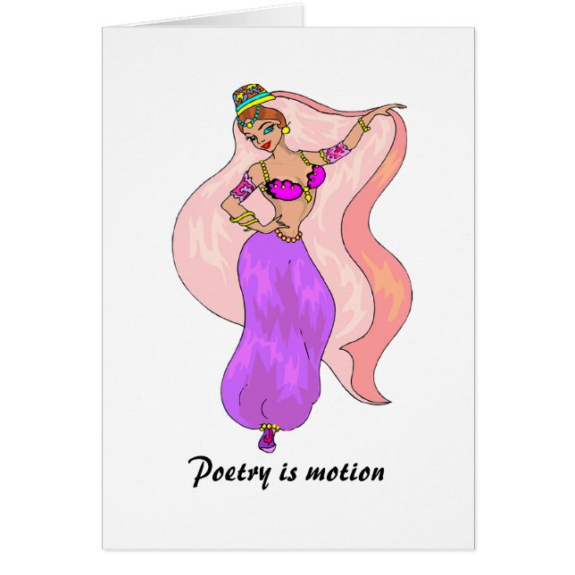 Belly Dancer - Illustration - All Occasion Use (Front)