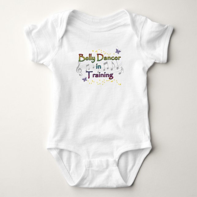 Belly Dancer in Training Baby Bodysuit (Front)