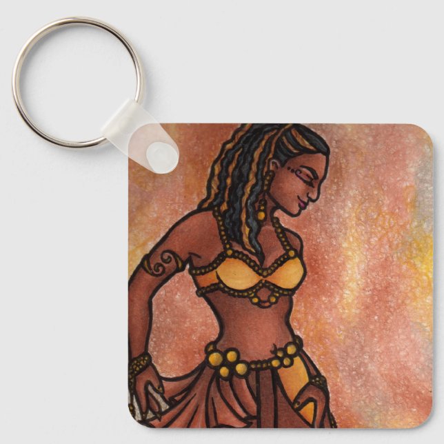  Belly Dancer Key Ring (Front)