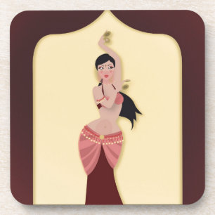 Belly Dancer Middle Eastern dancer Coaster