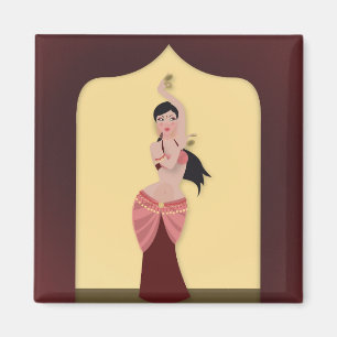 Belly Dancer Middle Eastern dancer Magnet