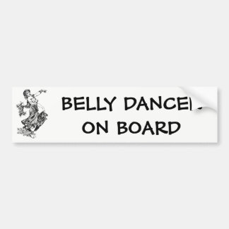Belly Dancer On Board Bumper Sticker