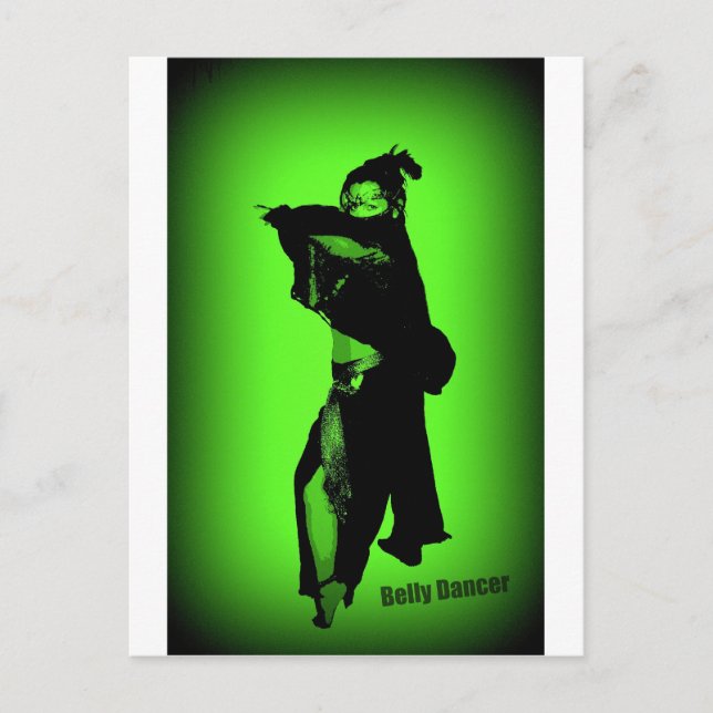 Belly Dancer Postcard (Front)