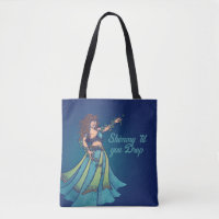 Belly Dancer Ruby Teal Art 