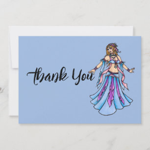 Belly Dancer Thank You Cards