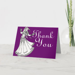 Belly Dancer Thank You Cards