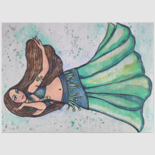 Belly Dancer Tissue Paper