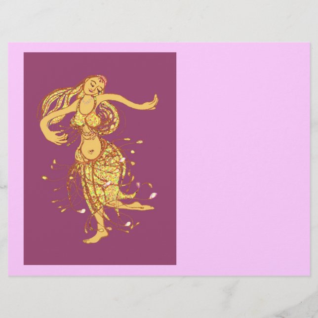 Belly dancers flyer (Front)