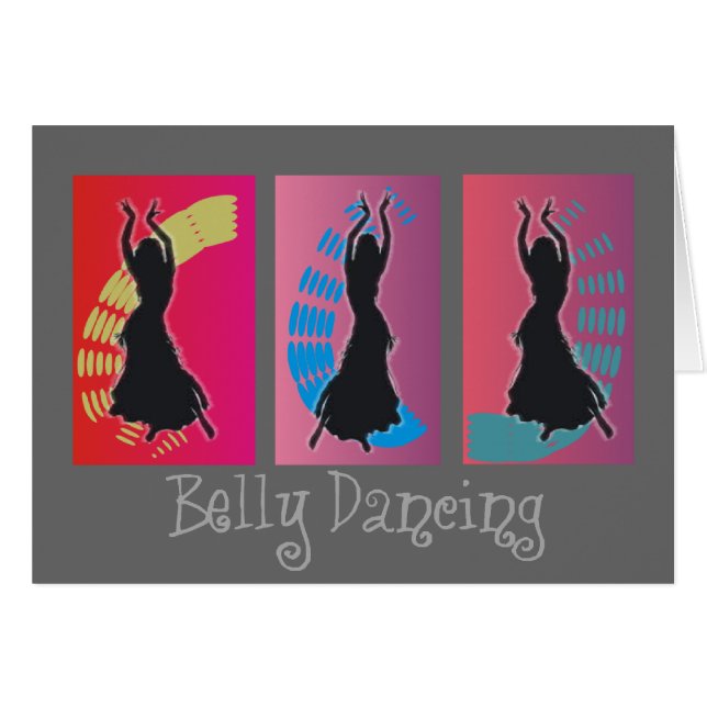 Belly Dancing Art Gifts (Front Horizontal)