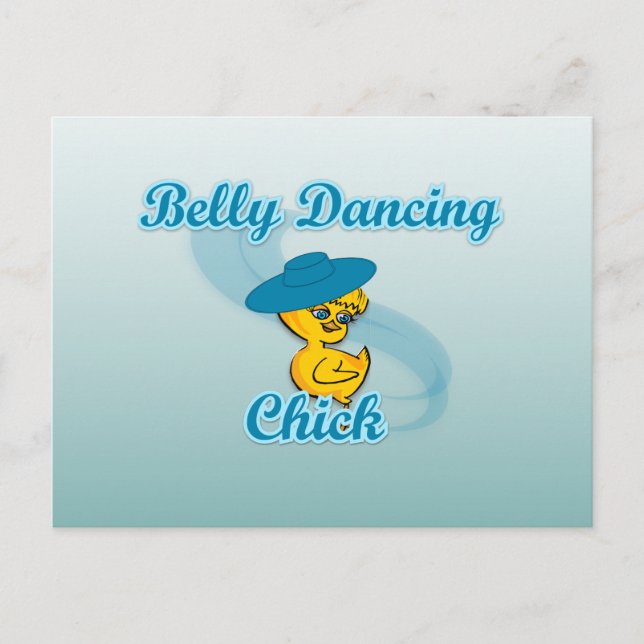 Belly Dancing Chick #3 Postcard (Front)