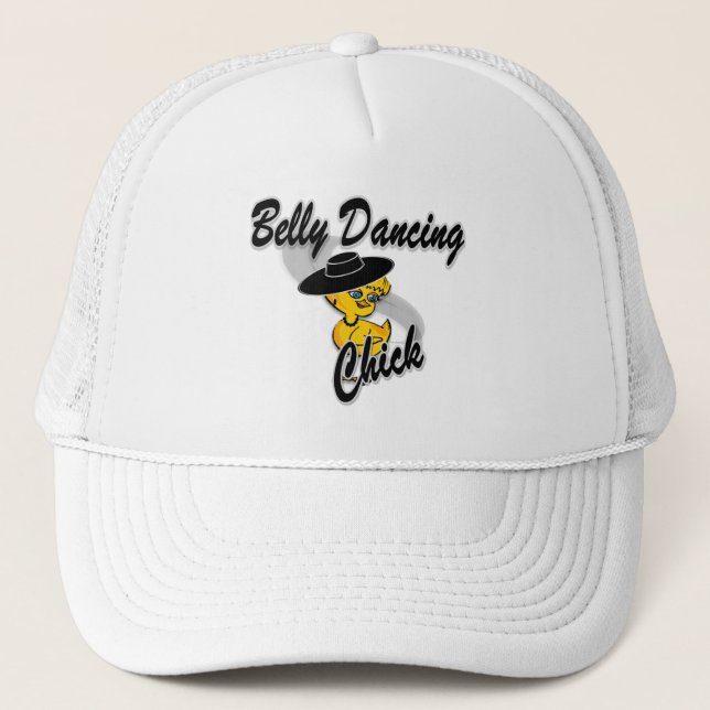 Belly Dancing Chick #4 Trucker Hat (Front)