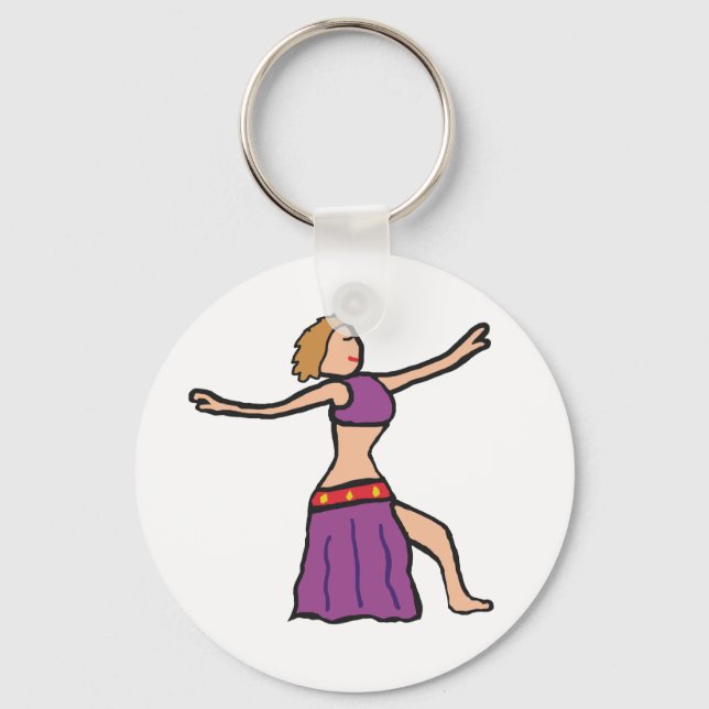 Belly Dancing Key Ring (Front)