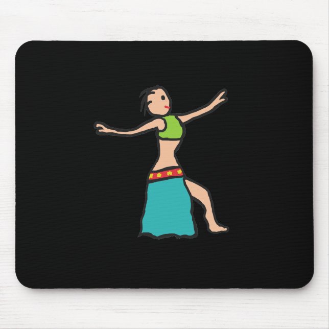 Belly Dancing Mouse Mat (Front)